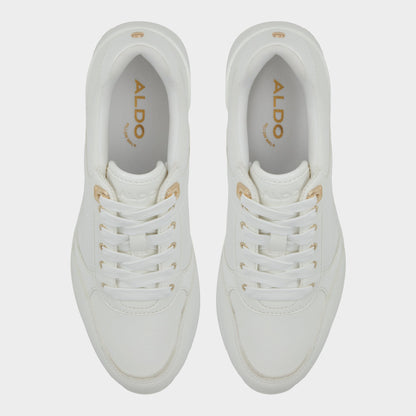 Aldo Iconistep White Overflow Women's Low top sneakers - Wedge sneaker, Wedge heel