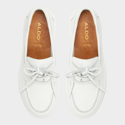 Aldo Wildbreeze Open White Women's Slip on sneakers - Boat shoe, Platform