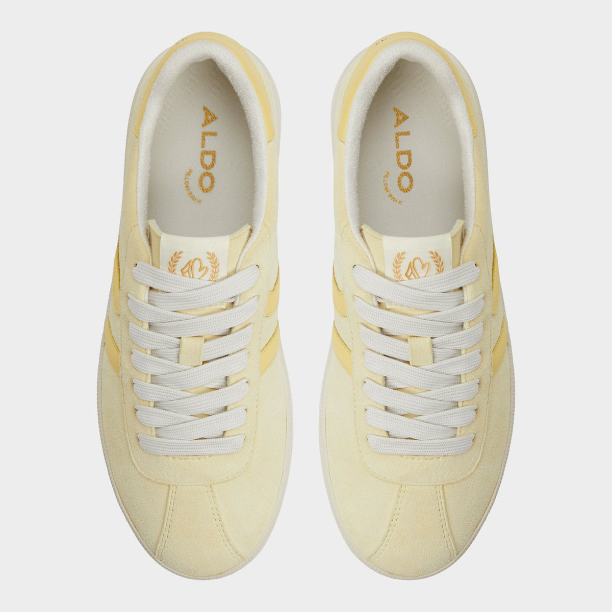 Aldo Chicsneaker Light Yellow Women's Low top sneakers - Low top sneaker, Cup sole