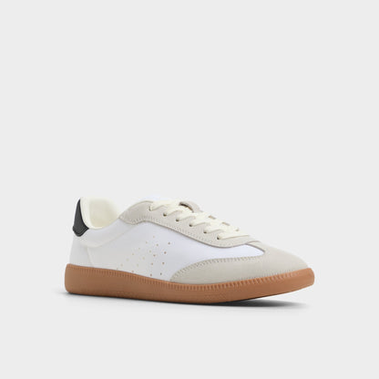 Aldo Clubstyle White/Black Women's Low top sneakers - Jogger sneaker, Jogger sole