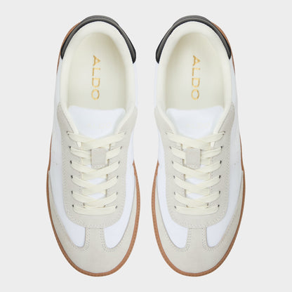 Aldo Clubstyle White/Black Women's Low top sneakers - Jogger sneaker, Jogger sole