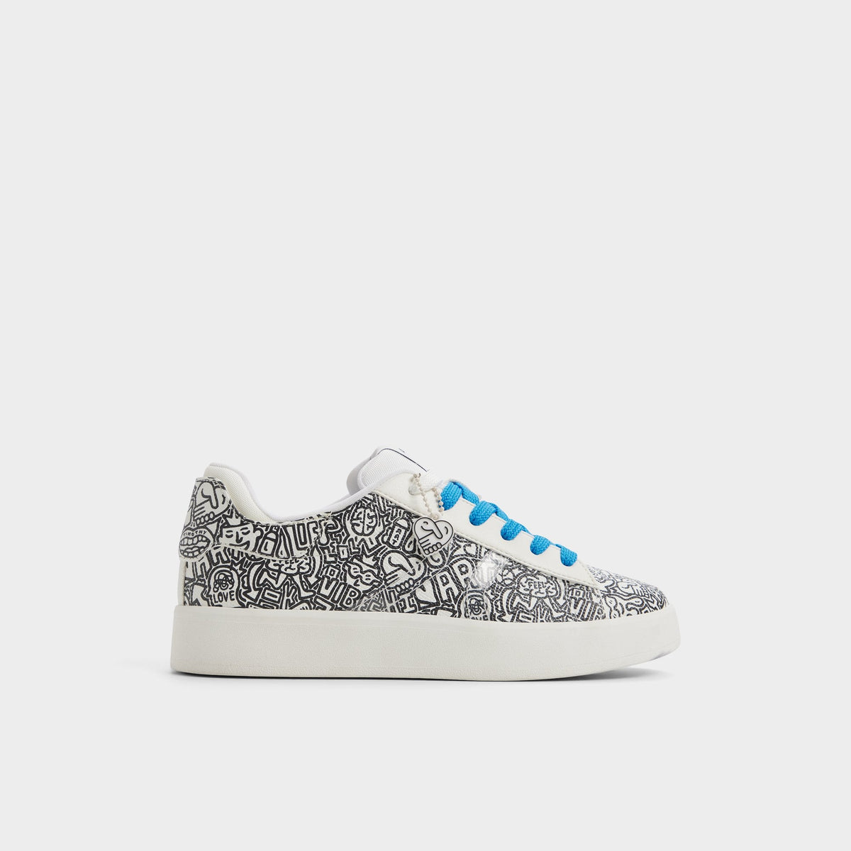 Aldo Timothy in Goodman White Black - Women's low top sneaker, Cup sole