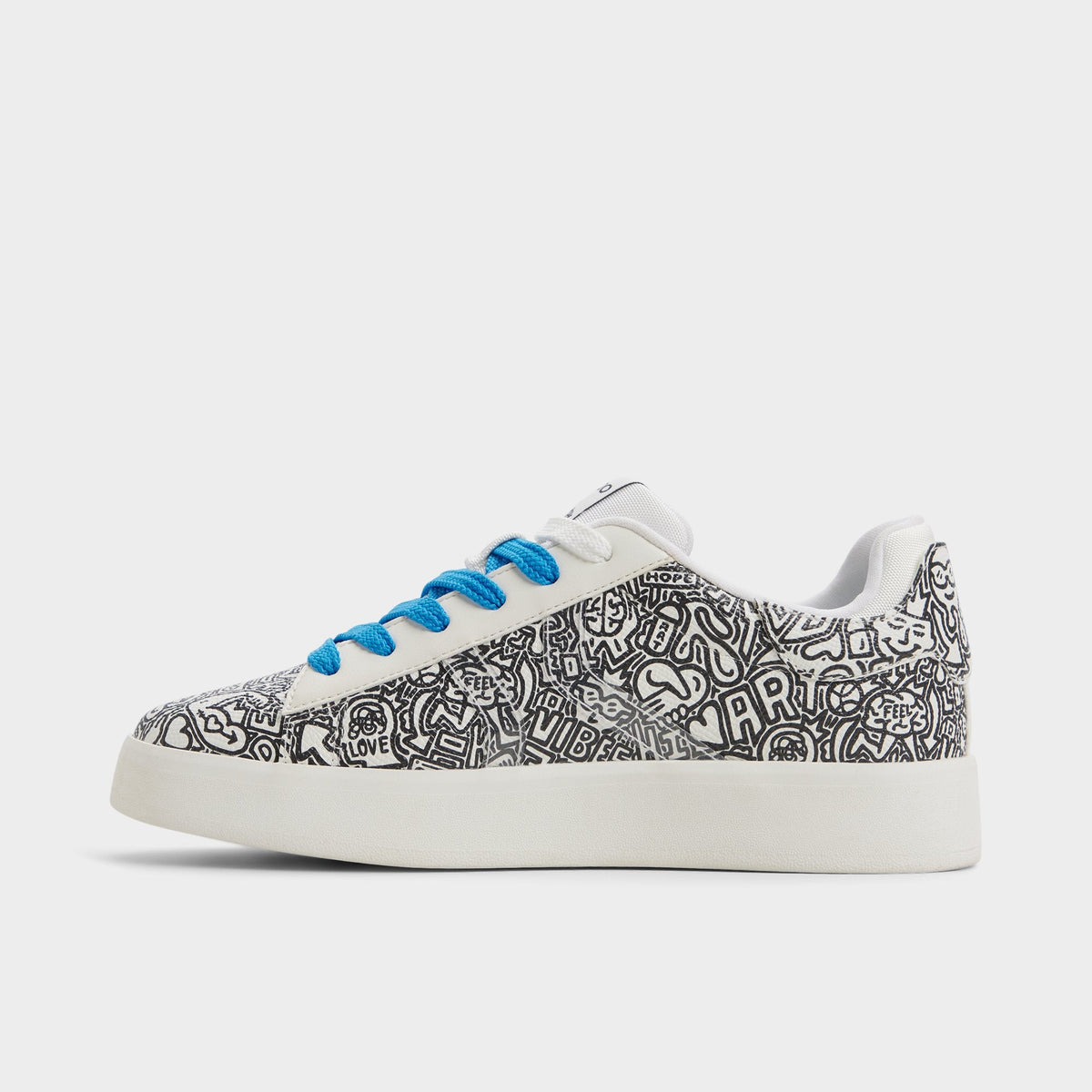 Aldo Timothy in Goodman White Black - Women's low top sneaker, Cup sole