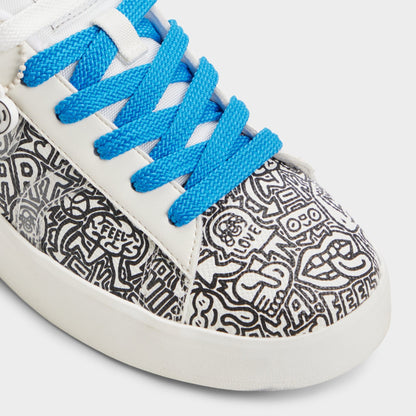 Aldo Timothy in Goodman White Black - Women's low top sneaker, Cup sole