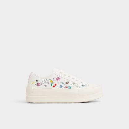 Aldo Rayes White/Multi Women's Low top sneakers - Sneaker, Platform