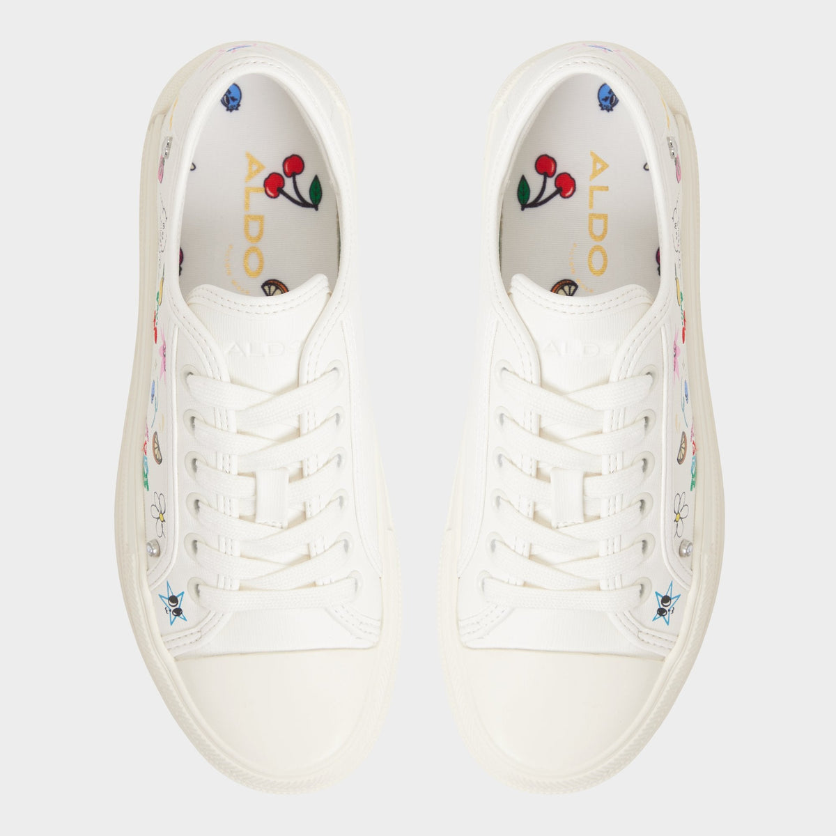 Aldo Rayes White/Multi Women's Low top sneakers - Sneaker, Platform