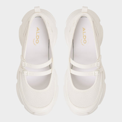Aldo Aethera White Women's Platform and wedge sneakers - Mary Jane Sneakers, Jogger sole