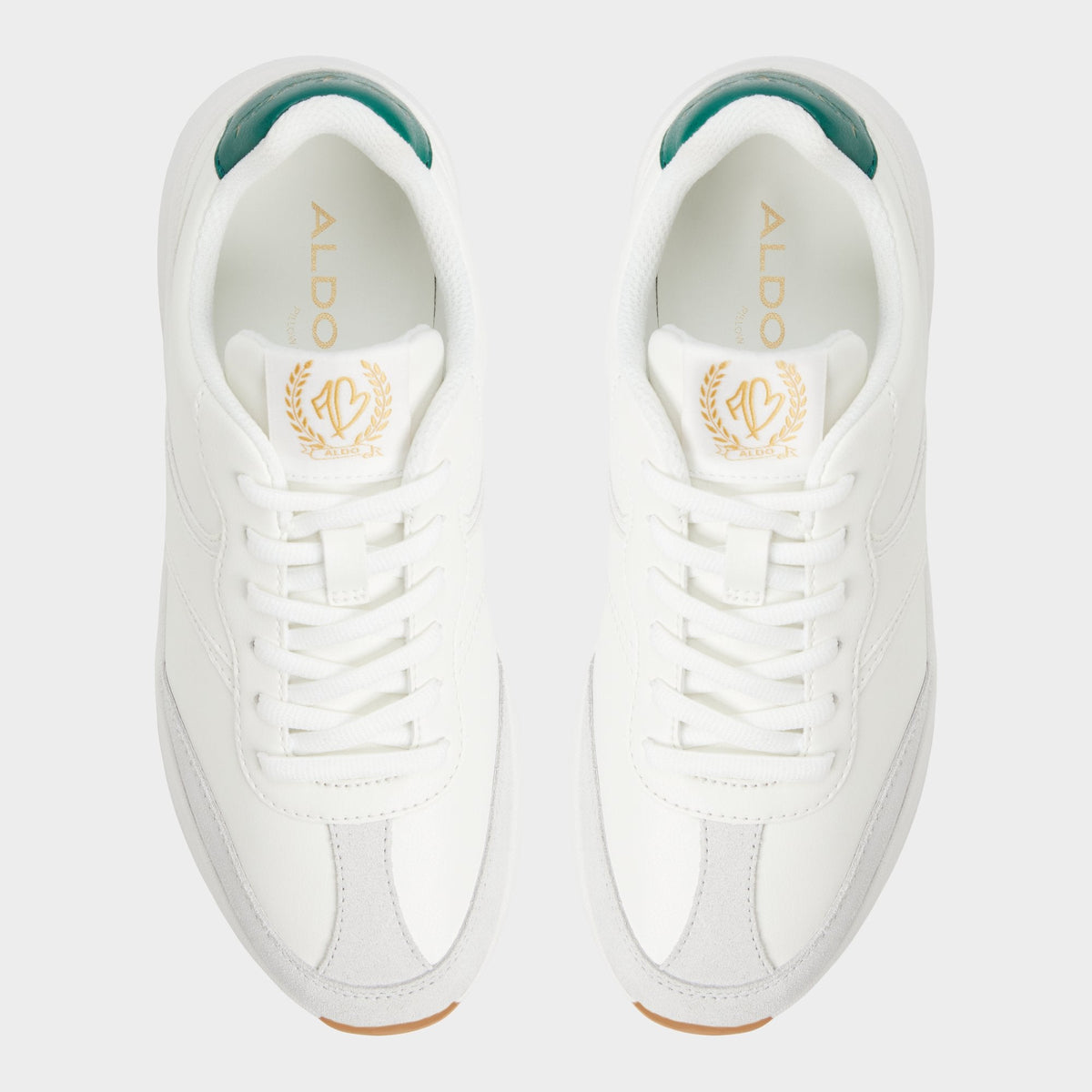 Aldo Clubchic White Combo Women's Athletic Sneakers - Jogger sneaker