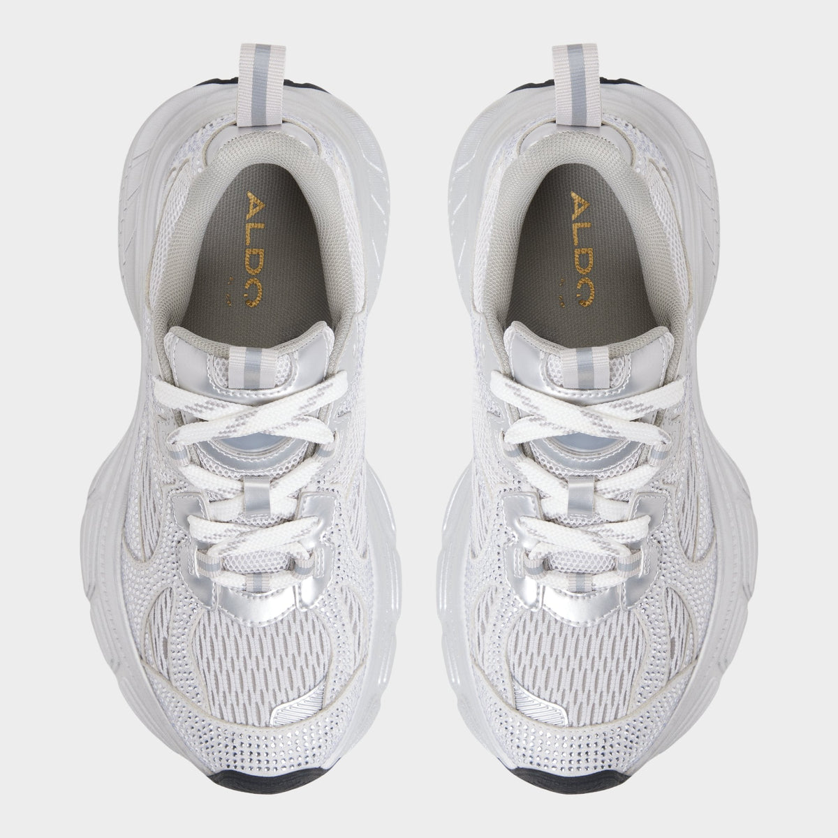 Aldo Powerplay in Silver - Jogger sneaker