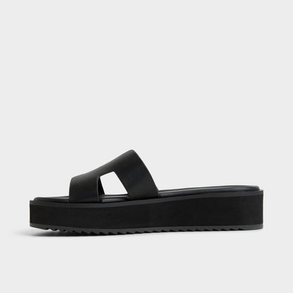 Aldo Anayelie in Black - Slide sandal, Platform