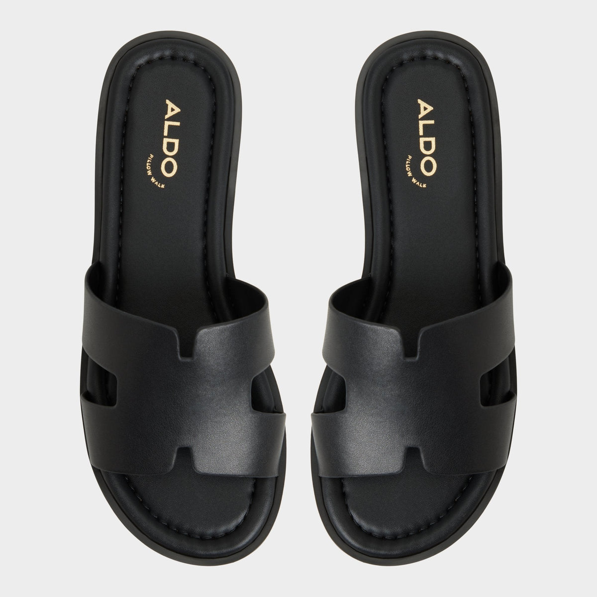 Aldo Anayelie in Black - Slide sandal, Platform