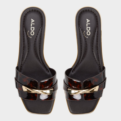 Aldo Darlina in Open Brown - Slide sandal