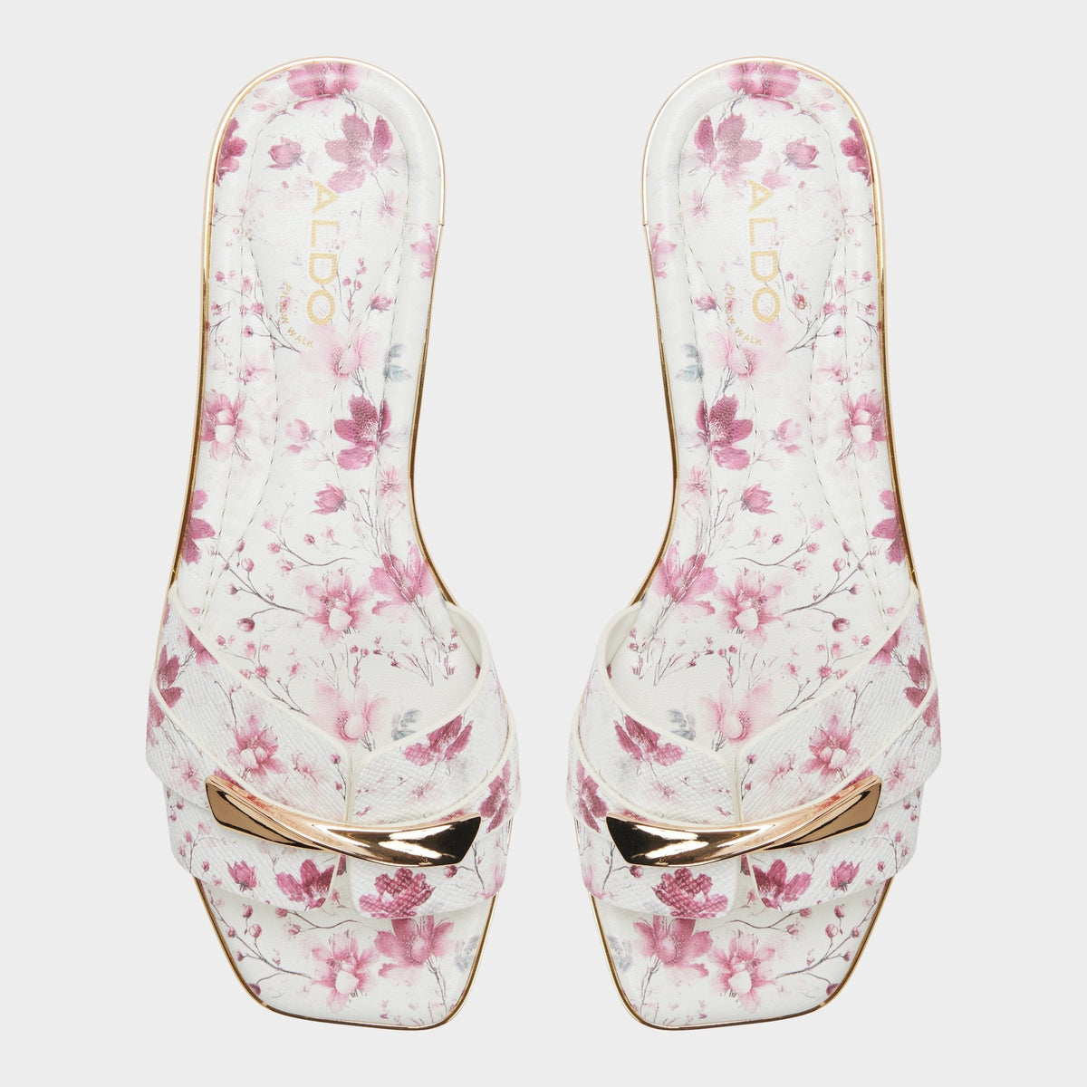 Aldo Darlina in White Combo - Slide sandal
