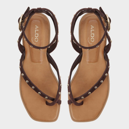 Aldo Daressi in Dark Brown - Flat sandal