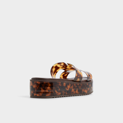 Aldo Anayelie in Open Brown - Slide sandal, Platform