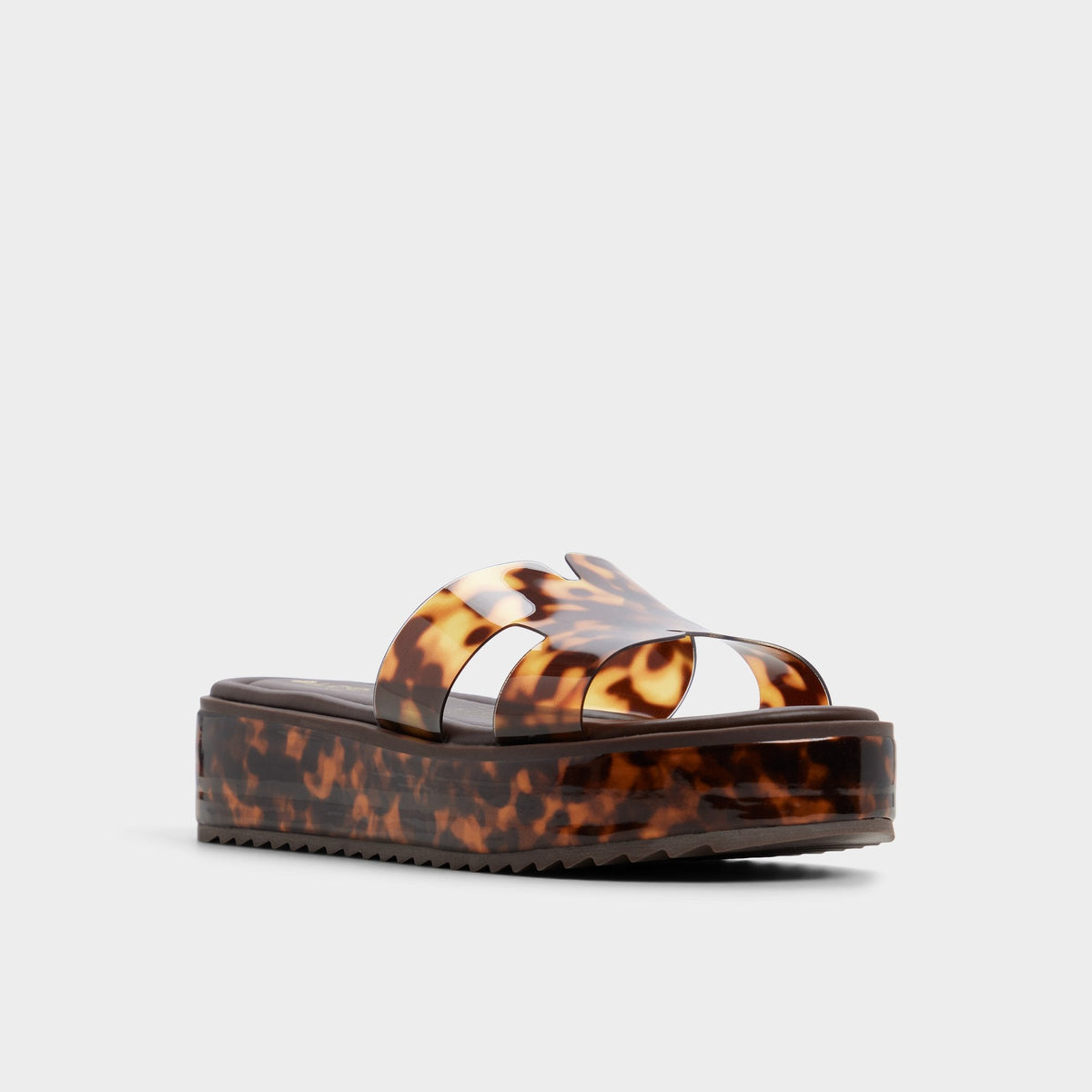 Aldo Anayelie in Open Brown - Slide sandal, Platform