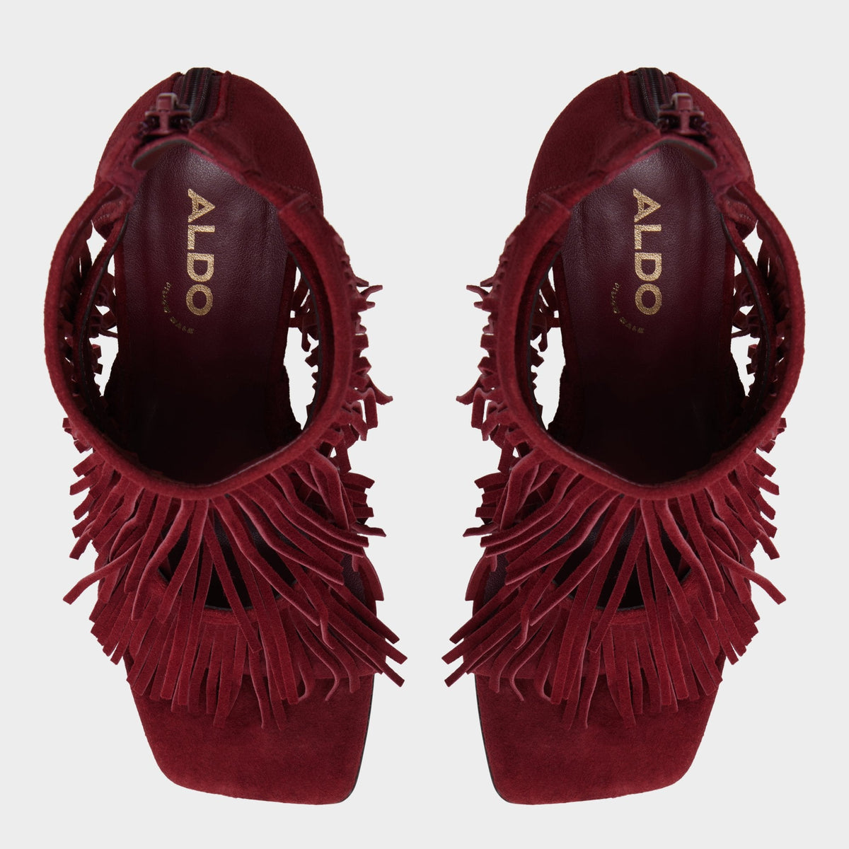 Aldo Nahana in Bordo - Strappy heeled sandal, Stiletto heel