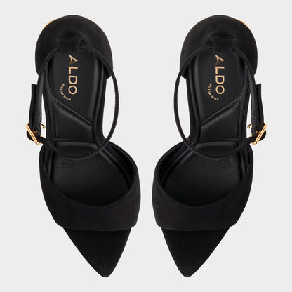 Aldo Medeza in Black - Strappy heeled sandal