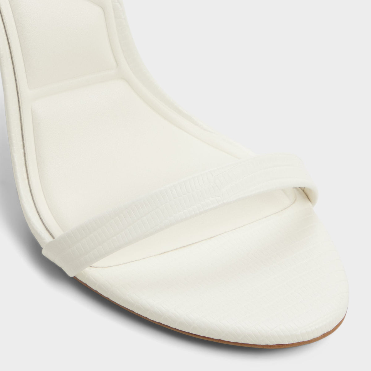 Aldo Maristou White Women's Strappy sandals - Heeled sandal, Stiletto heel