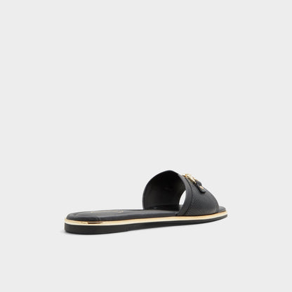 Aldo Alamassi Black Women's Flats - Slide sandal