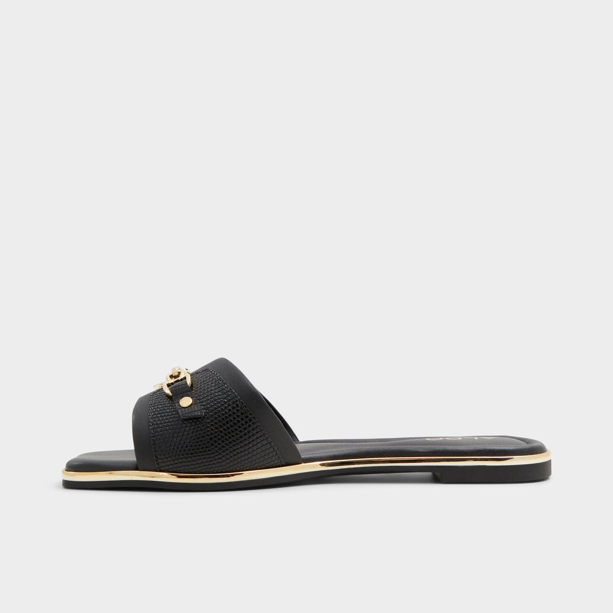 Aldo Alamassi Black Women's Flats - Slide sandal