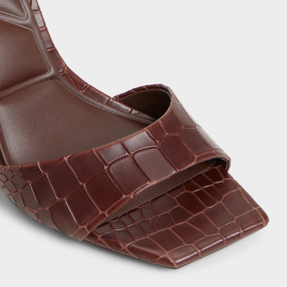Aldo Harmonious in Dark Brown - Strappy heeled sandal