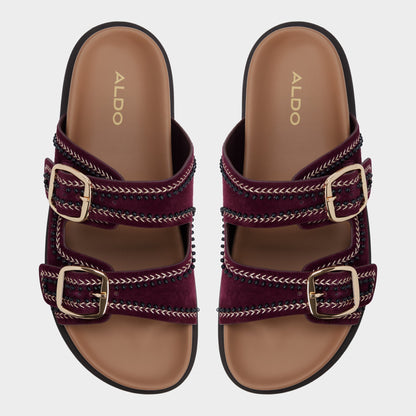 Aldo Bohochic in Bordo - Footbed sandal, Footbed sandal