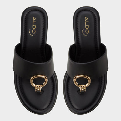 Aldo Friegan in Black - Slide sandal, Wedge heel