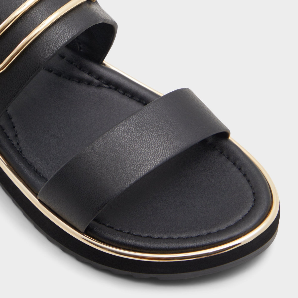 Aldo Lagoon Other Black Women's Strappy sandals - Strappy flat sandal, Footbed sandal