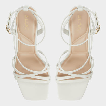 Aldo Esther Other White Women's Block heels - Strappy heeled sandal, Block heel