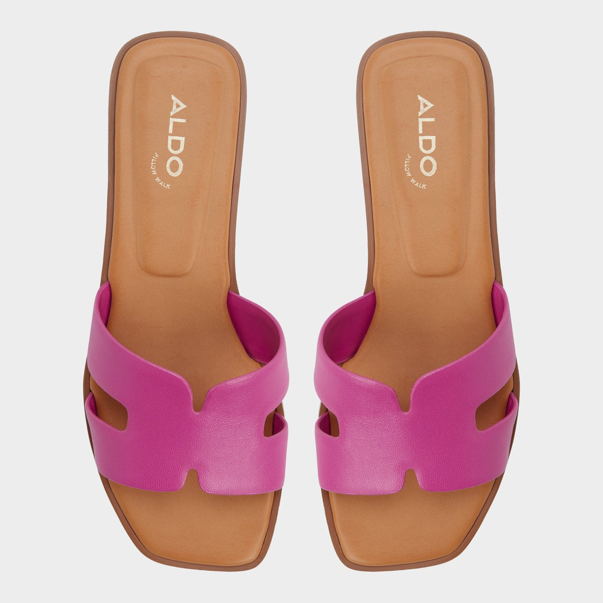 Aldo Itsandal in Dark Pink - Slide sandal