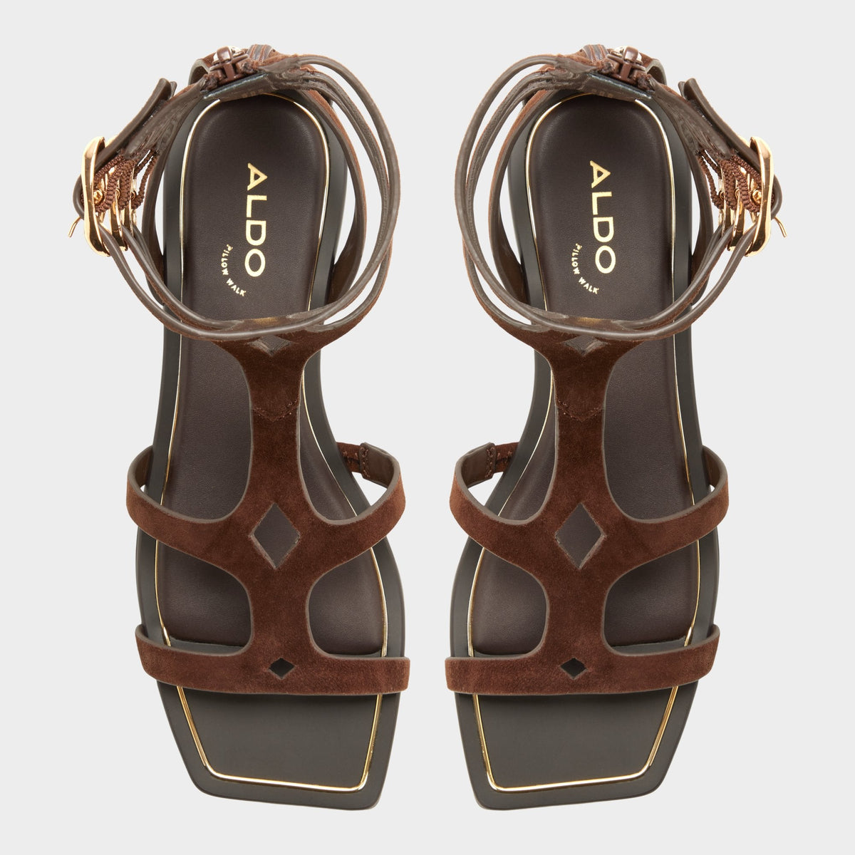Aldo Marisea in Dark Brown - Gladiator sandal