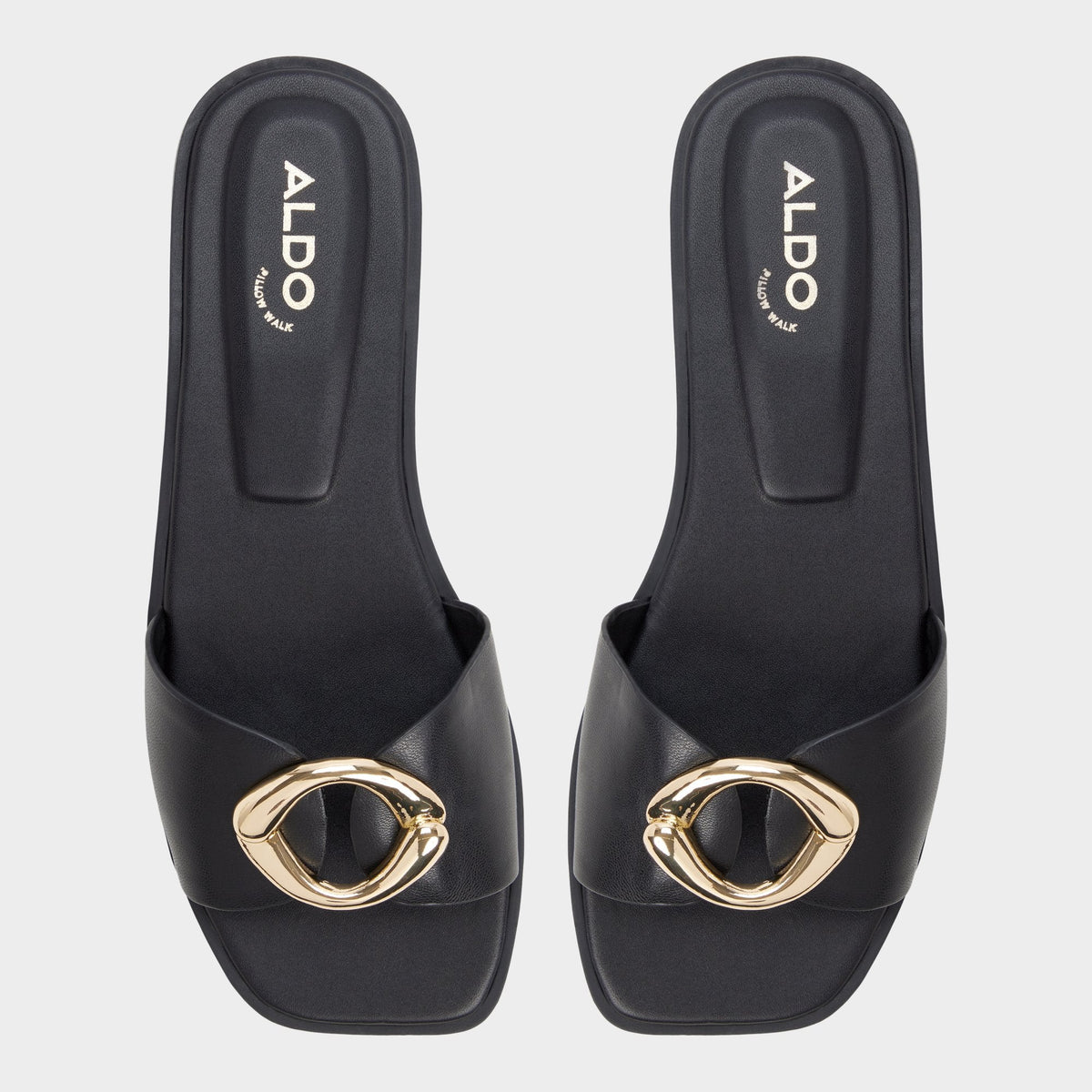 Aldo Biggin in Black - Slide sandal
