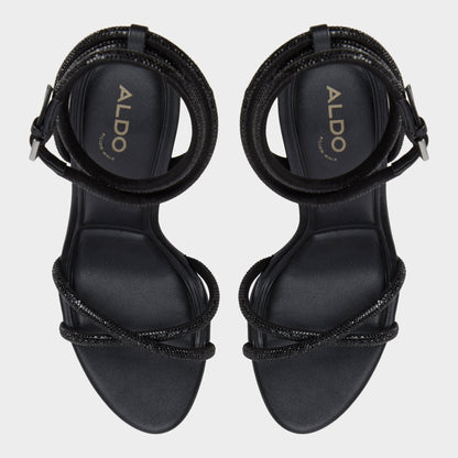 Aldo Manaelden Black Women's Strappy sandals - Strappy heeled sandal, Stiletto heel