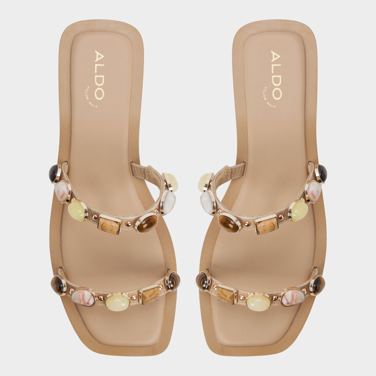 Aldo Sapphira in Medium Beige 14213541 - Slide sandal