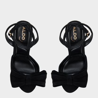 Aldo Tinsletta in Other Black - Strappy heeled sandal, Stiletto heel