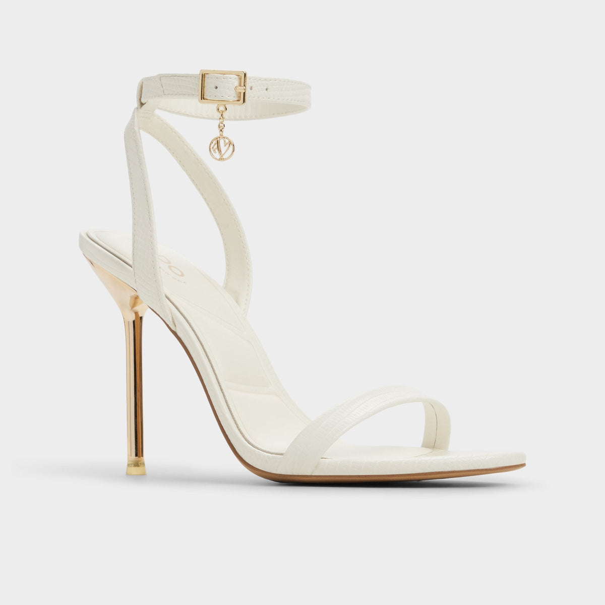 Aldo Maristou-xt White Women's Heeled sandals - Strappy heeled sandal, Stiletto heel