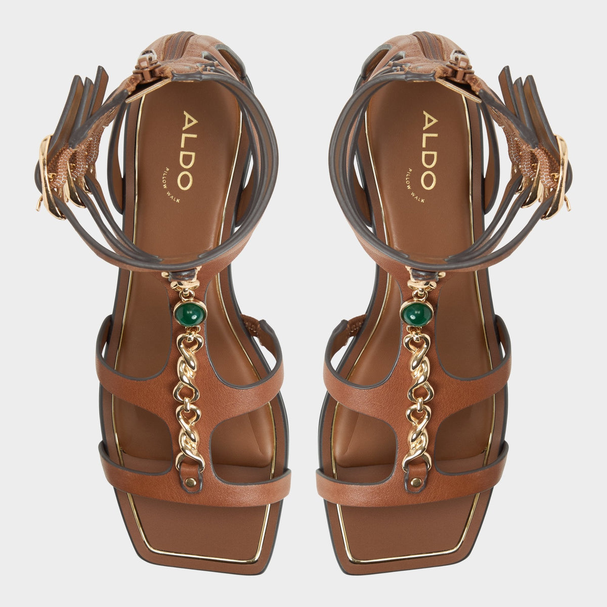 Aldo Marisea in Medium Brown - Gladiator sandal