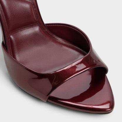 Aldo Forevermore in Medium Red - Strappy heeled sandal, Stiletto heel