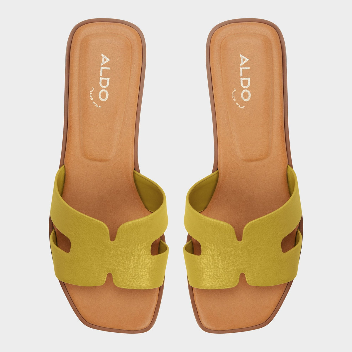 Aldo Itsandal in Other Yellow - Slide sandal