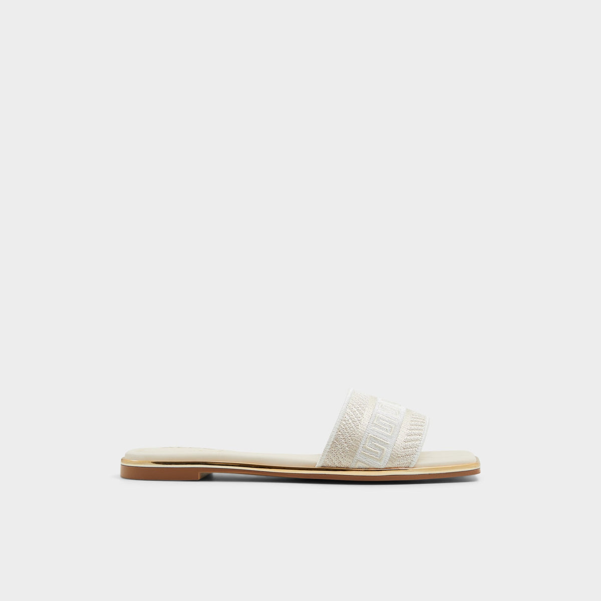Aldo Oceania Other Beige Women's Flats - Slide sandal