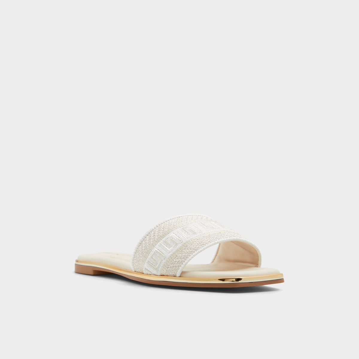 Aldo Oceania Other Beige Women's Flats - Slide sandal
