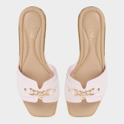 Aldo Alamassi Light Pink Women's Flats - Slide sandal