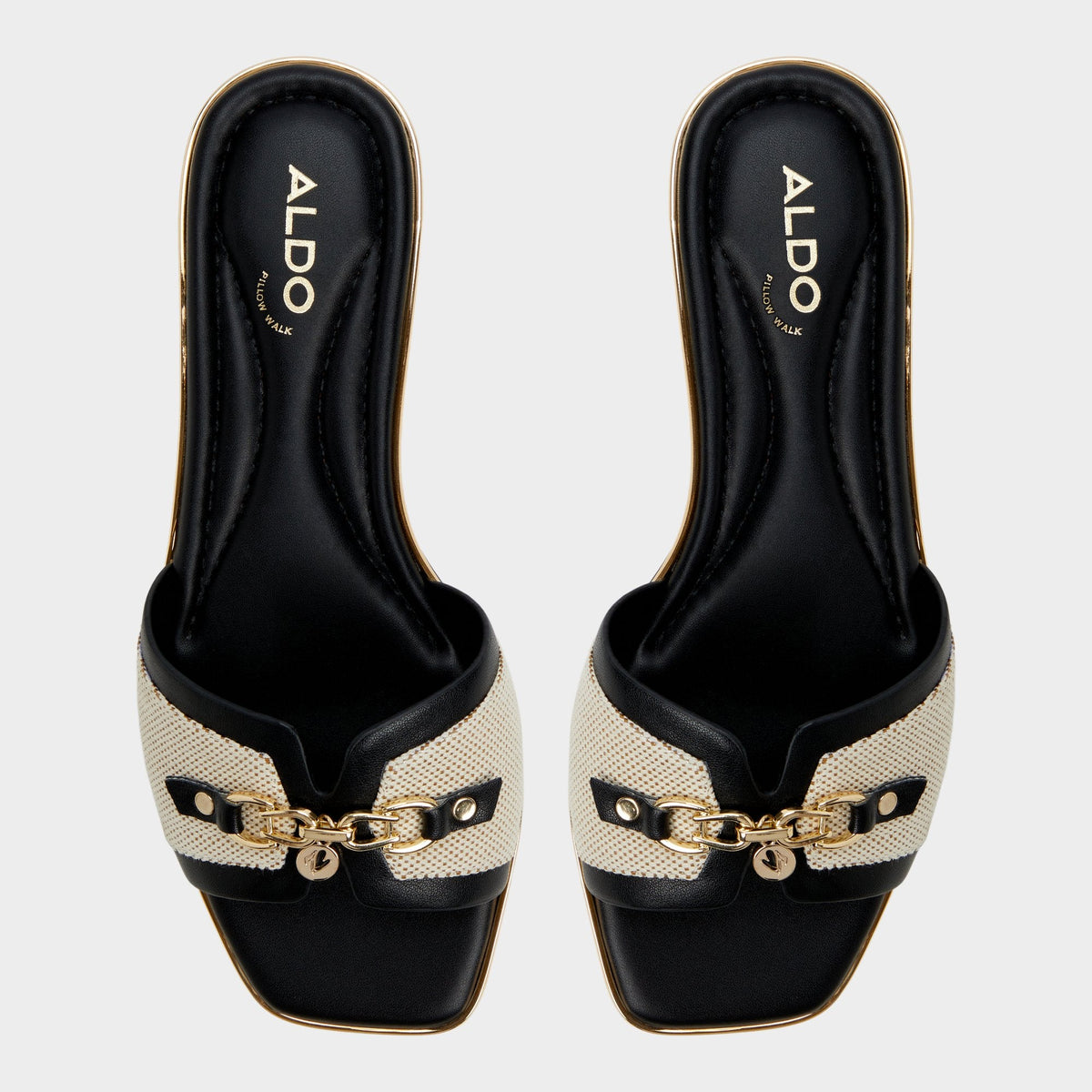 Aldo Alamassi Natural Women's Flats - Slide sandal