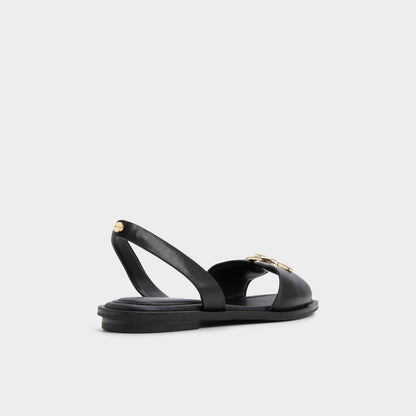Aldo Goassi Black Women's Flats - Flat sandal