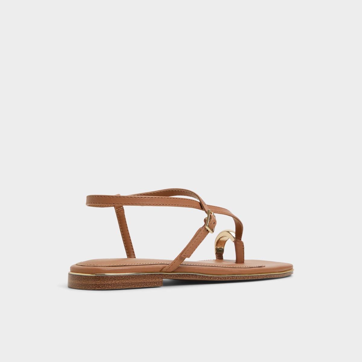 Aldo Jomalina Medium Brown Women's Flats - Strappy flat sandal