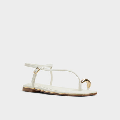 Aldo Jomalina White Women's Flats - Strappy flat sandal
