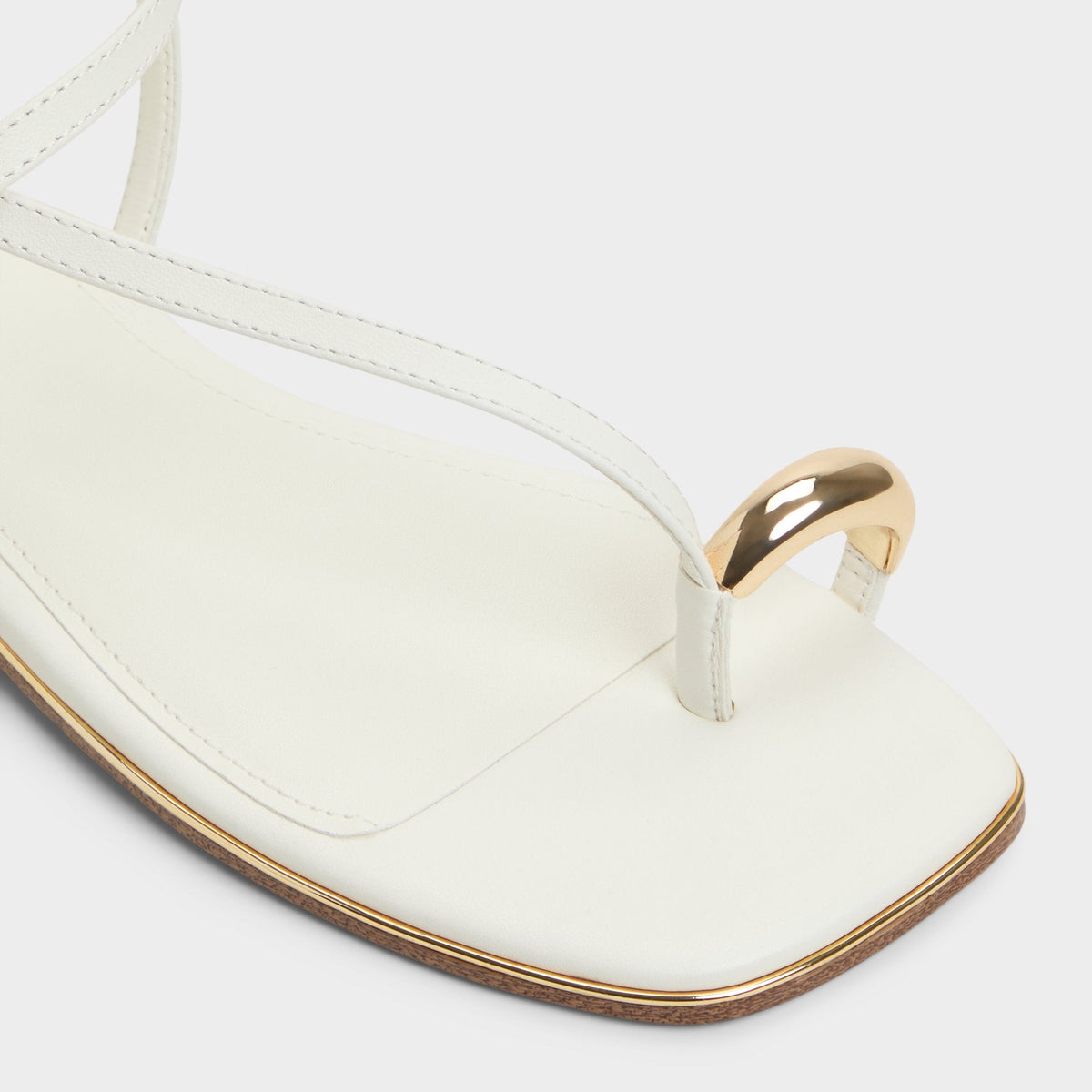 Aldo Jomalina White Women's Flats - Strappy flat sandal