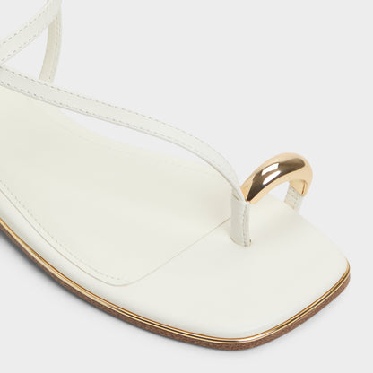 Aldo Jomalina White Women's Flats - Strappy flat sandal