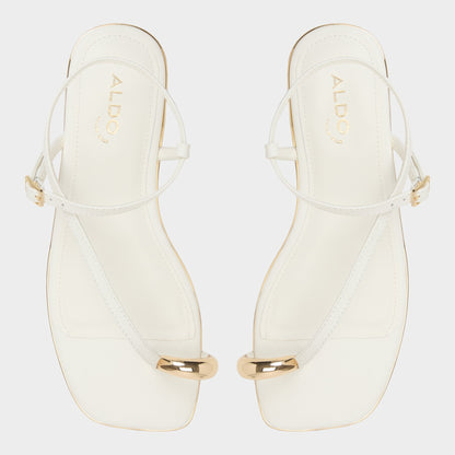 Aldo Jomalina White Women's Flats - Strappy flat sandal